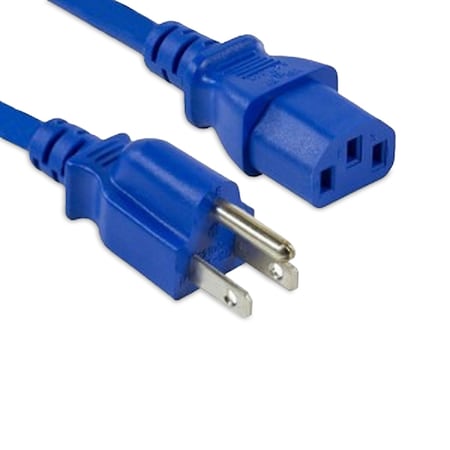 Enet 5-15P To C13 2Ft Blue Power Cord N515-C13-BL-2F-ENC